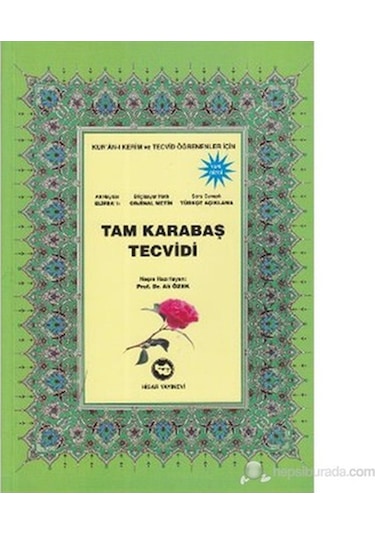 Tam Karabaş Tecvidi - Ali Haydar - Hisar Yayınevi