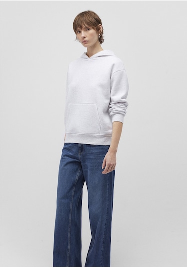 Mavi - Kapüşonlu Gri Basic Sweatshirt 167299-85438 Gri
