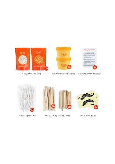 Yifomall Burun Kılı Alma Ağda Seti Ağda Fasulyesi Bıyık Çıkartmaları Burun Kaş Kılı Alma İçin