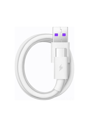 Symbee Huawei İçin 5a Süper Hızlı Şarj Kablosu, Type-c, 1.5 Metre, Siyah - Xiaomi,  Ve Android Telefonlar İçin Uyumlu