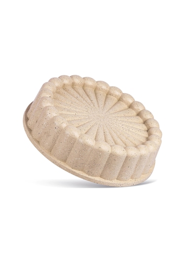 Thermoad Alüminyum Döküm Granit Turta&Tart Kek Kalıbı 26 CM Vizon