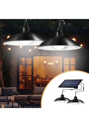 Suntek Güneş Enerjili Sarkıt Işıklar Ahır, Sera, Kamp Beyaz