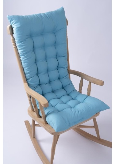 Lüx Sallanan Sandalye Minderi Selen Bağcıklı 120x50cm Sadece Minder Turkuaz