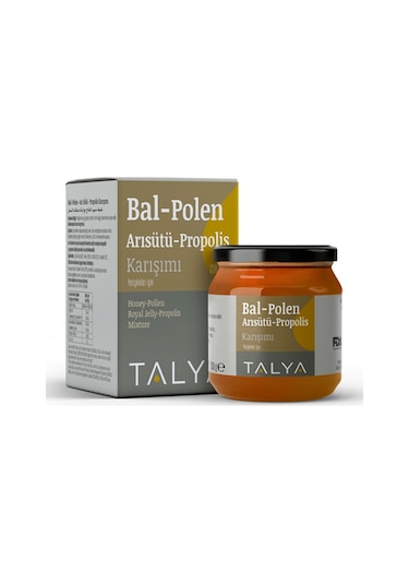 Talya Bal-Polen-Arı Sütü-Propolis Karışımı (Yetişkinler İçin) 230 G