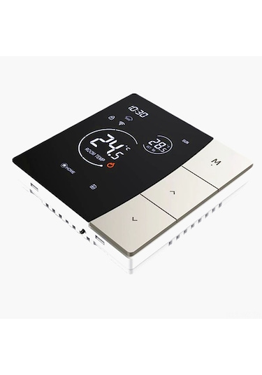 Wezone Sdm6 Akıllı Elektrikli Radyant Isıtma Termostati 16a - Wifi Uzaktan Kontrol, Zaman Programlama, Enerji Tasarrufu Ve 3m Sensör Kablosu Dahil