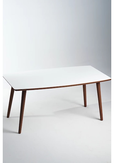 İstanbul Orta Sehpa Ve 3'lü Zigon Sehpa Seti Beyaz