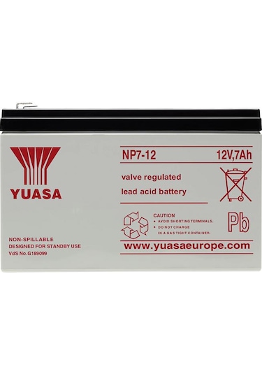 Yuasa Np 7-12 12v 7ah Bakımsız Kuru Akü