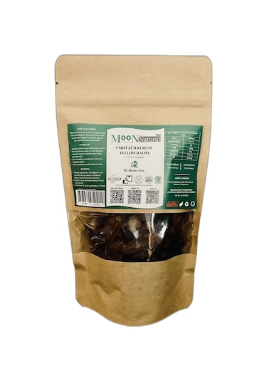 Moon Natural Sarı Besni Üzüm Kurusu / Yellow Large Raisin 200 G