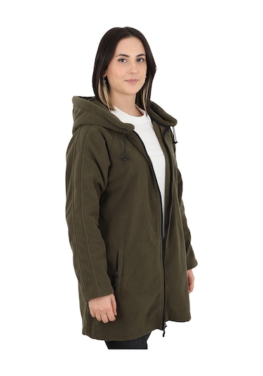 Kadın Haki Polar Ceket - Zenobya Haki