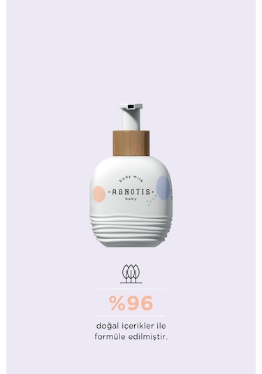 Agnotis Baby Bebekler Için Doğal Içerikli Vücut Sütü 200 ML