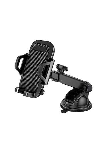 Youmex Sansai Araba Telefon Tutucu, Abs Plastik, Sabit Tutma, 19-25 Cm Ayarlanabilir Kollü, 5.8-9 Cm Telefonlar İçin, Siyah