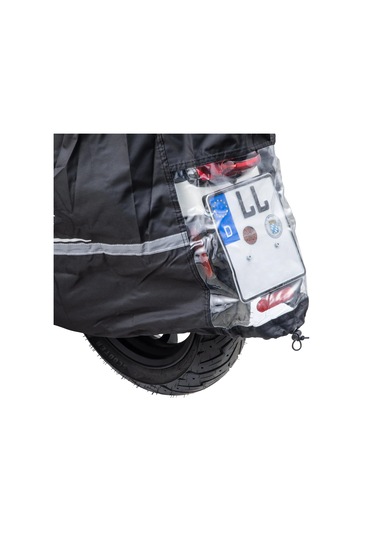 Vespa ET4-LX-PX-Primavera-Sprint Branda Dış Mekan *Siyah* (Top Case ve Cam uyumlu) L / SIP