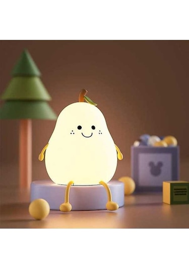 Prestigegoods Ana Sayfa Armut Gece Lambası, Çift Hediye Seti Uyku Gece Lambası Sarı