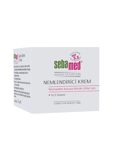 Sebamed %2 Vitamin E İçeren Nemlendirici Yüz ve Boyun Cilt Bakım Kremi – Günlük Bakım - 75 ML