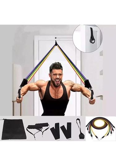 Profesyonel Direnç Lastiği 11 Parça Ağırlık Seti