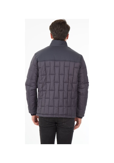 Sposo 1733 Su Itici Ve Rüzgar Geçirmez Lacivert Erkek Kaban Lacivert