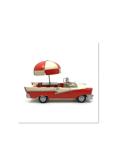 Jayland 1957 Chevrolet Bel Air Diecast Model Vintage Metal Araba