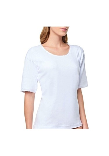 Seher Yıldızı Kadın Kaşkorse Kısa Kollu Fanila Atlet 011 - 12 Adet