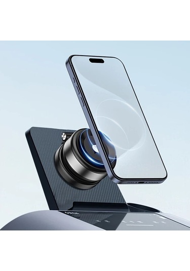 Xuweiwei Simli Gri Cz16 Güçlü Çift Yönlü Emişli Manyetik Telefon Tutucu Abs Standı Ofis Fitness Banyo Mutfak Araba Navigasyon Için