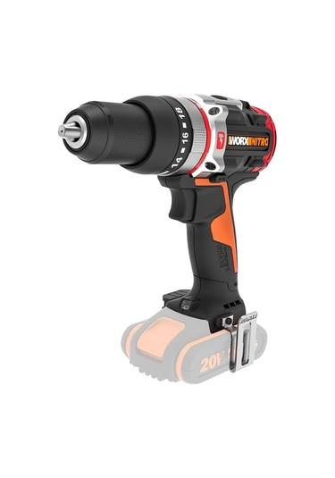 Worx Wx354.9 20volt Kömürsüz Profesyonel Darbeli Şarjlı Matkap Akü Dahil Değildir Fr Wx354.9
