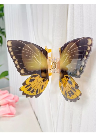 Symbol Kelebek Canlı Saç Tokası 230890013 Gri