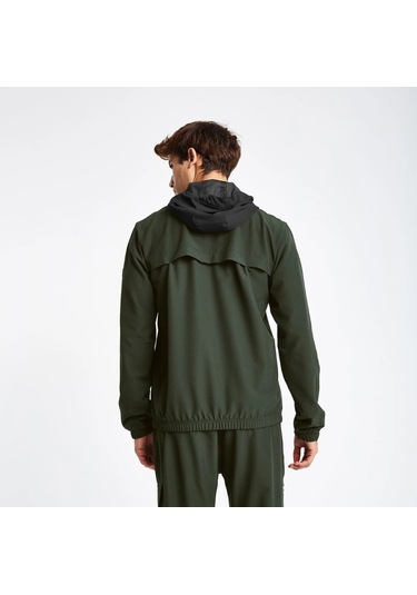 Lescon Erkek Fermuarlı Kapüşonlu Sweatshirt 24n-1102 24ntes001102 Haki