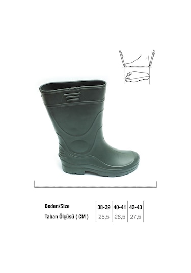 Gezer Kışlık Erkek Çizme (554653518) Haki