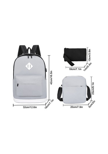 Novahub Pratik Outdoor Çanta Seti Sırt Çantası, Sling Ve El Çantası Siyah Siyah