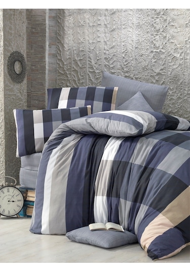 Komfort Home Çift Kişilik Polycotton Nevresim Takımı (Çiğdem) Çok Renkli