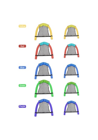 Geeroyoo Yumuşak Kumaşlı Havuz Yataktı, Yetişkin Ve Çocuklar İçin Su Ürünü, Stability Ve Konforlu Deniz Yatırı, 65mmx1500mm Mor Havuz Sandalyesi Mor