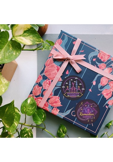 10 Yaprak Eıd Mubarak Etiket Mühür Etiketleri 10 Yaprak C 10 Yaprak C Diğer