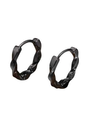 Hoogie No2 Küpe Siyah