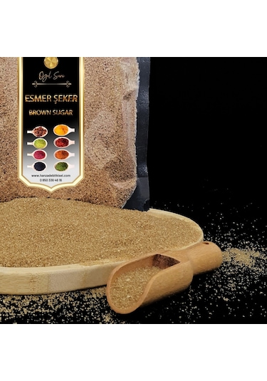 Hanzade Bitkisel Esmer Şeker Toz 1 KG