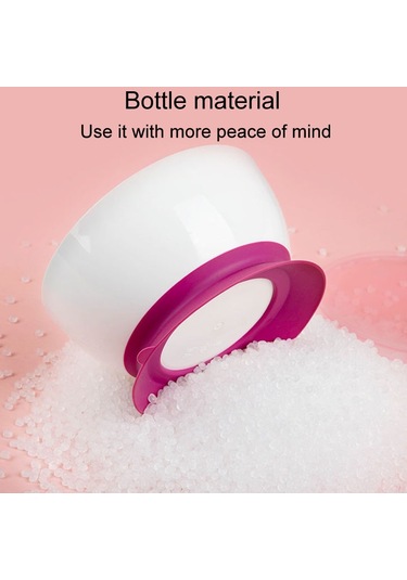 Sones Bebek Tamamlayıcı Gıda Kabı Kapaklı Bebek Beslenme Sofra Takımı Vakumlu Kase Kırmızı