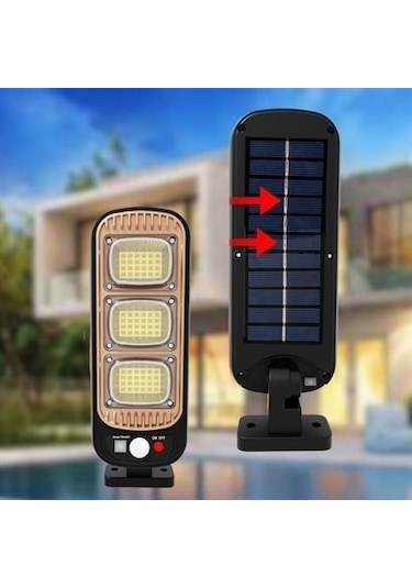 Sensörlü Güneş Enerjisi İle Şarj Olabilen Duvara Monte Solar Aydınlatma