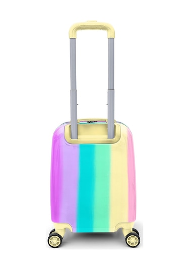 Coral High Renkli Çizgili Mini Kabin Boy Valiz 40cm 16786