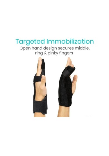 Artfulabode Yaralanmalarda Ve Ve Skycity Siyah Sağlar Rahat Parmak Kırık İyileşme İçin Destek, Boksör Ayarlanabilir Ateli: 5. 4. Yg Siyah