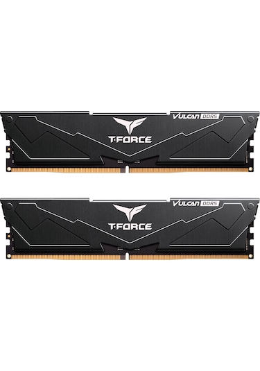 Team T-force Vulcan Black 16gb 1x16gb 6000mhz Ddr5 Cl38 Gaming Ram Flbd516g6000hc38j01