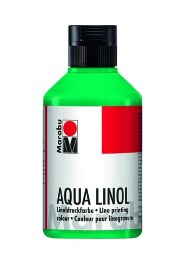 Marabu Aqua Linol Baskı Boyası Blue Green 250 Ml