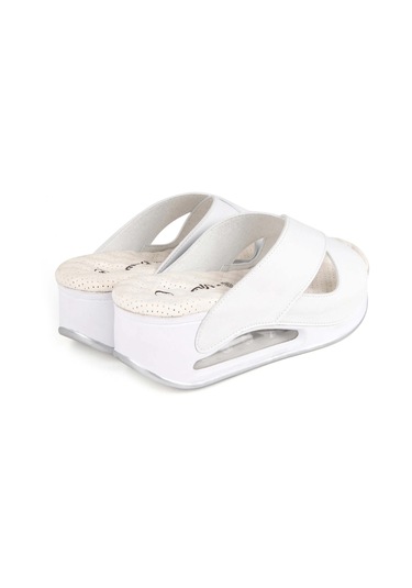 Muya Penelope Anatomik Airmax Memory Foam Kadın Terlik Beyaz BEYAZ Beyaz