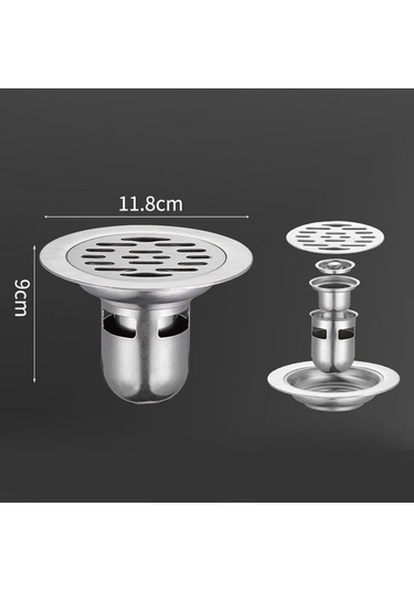 Bosphorusboutique02 Suntex Böcek Süzgeçli Yeraltı 12cm Bodrum Duş Takımı 11.8x9cm Tekli 11.8x5cm Çift Kişilik