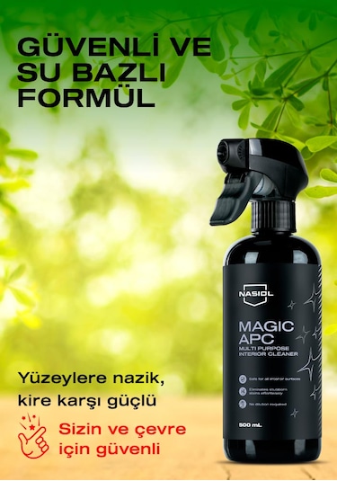 Nasiol Magic Apc Araç içi Çok Amaçlı Sprey Temizleyici 500 ML