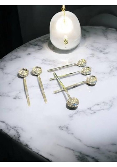 Tiamo Rio Sade Paslanmaz Çelik Çay Kaşığı 6 Lı Set Zamansız Şıklık Paslanmaz Çelik