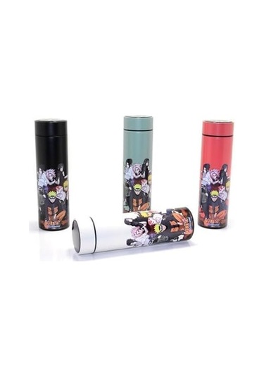 Anime Baskılı Dijital Göstergeli Termos 500 Ml Model 2 Renkli