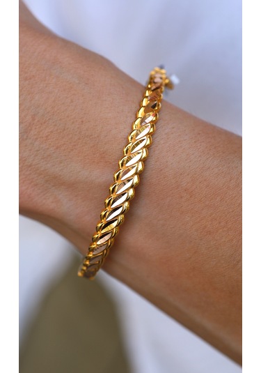 14 Ayar Altın Burma Kelepçe 3160 Sarı Altın