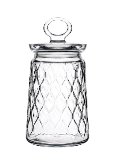 950118 Paşabahçe Leafy Tekli Kavanoz 1100 Cc Beyaz