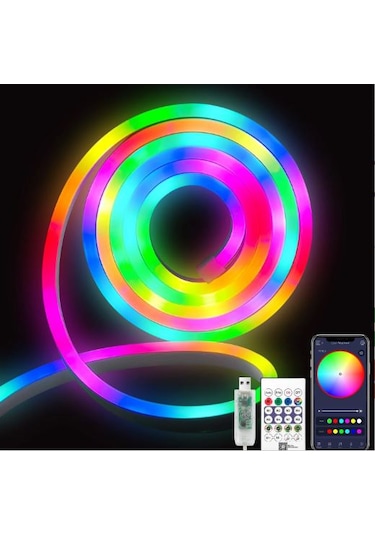 Horoz Capıtal-5 Rgb Neon Smart Kit Rgb Neon Led 5 Metre Set