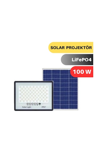 Lexron   100W Solar Projektör