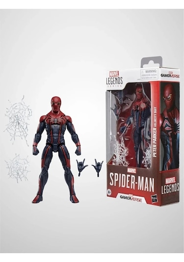Hasbro Marvel Legends Gamerverse Velocity Suit Peter Parker Spider-man Video Game Aksiyon Figürü