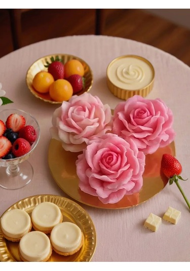 Koroleva Formy Çikolata Kalıbı Gül 3d 115079623 Diğer